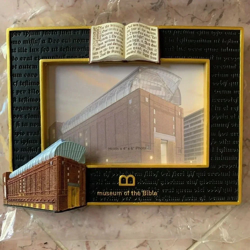 NIB Museum Of The Bible DC Souvenir Picture Frame